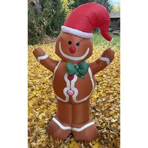 Christmas Gingerbread man Christmas Inflatable Decor Inflatable 5.5 ft